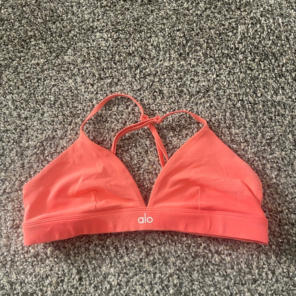 ALO Yoga Coral Bra Top